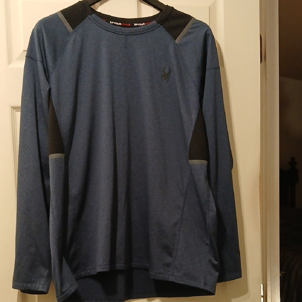 Spyder Blue Long Sleeve Shirt